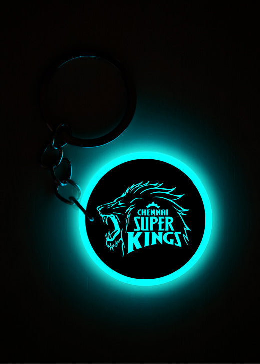 Chennai Super Kings (CSK) | Keychain | Glow in Dark