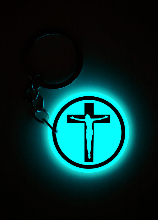 Jesus Christ (Symbol) | Keychain | Glow in Dark