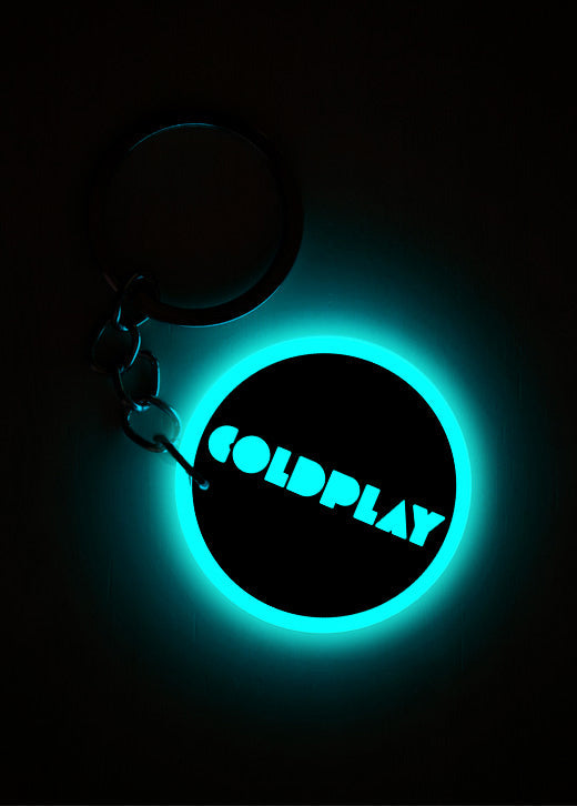 Coldplay | Keychain | Glow in Dark