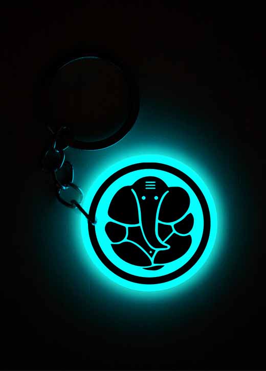 Ganesh (Design 2) | Keychain | Glow in Dark