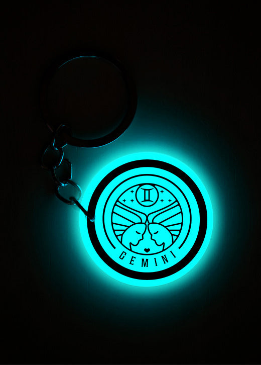Gemini | Keychain | Glow in Dark