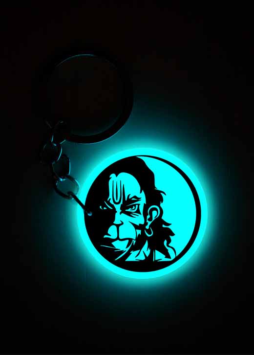 Hanuman | Keychain | Glow in Dark