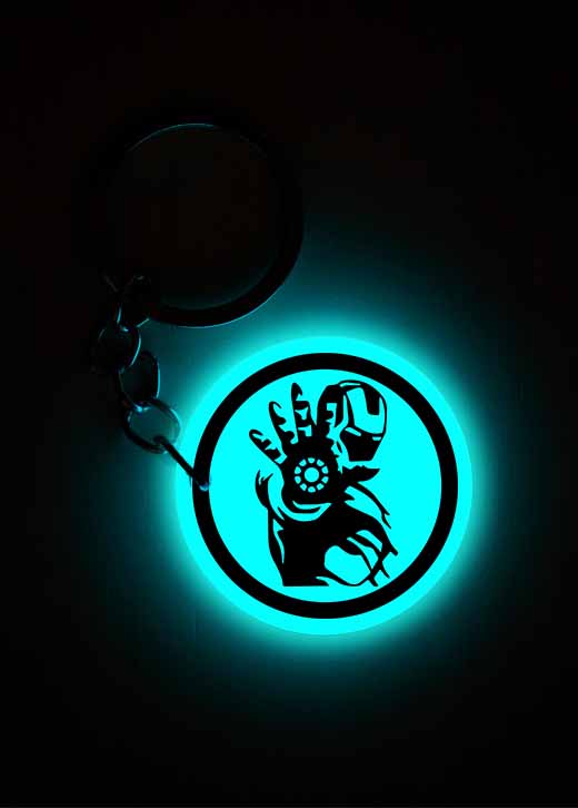 Ironman | Keychain | Glow in Dark