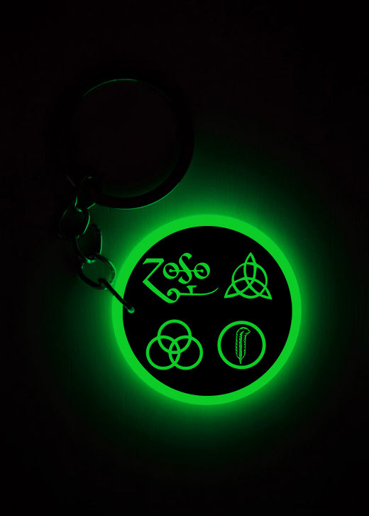 Led Zeppelin | Keychain | Glow in Dark – Mi Glow Store
