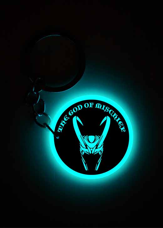 Loki | Keychain | Glow in Dark