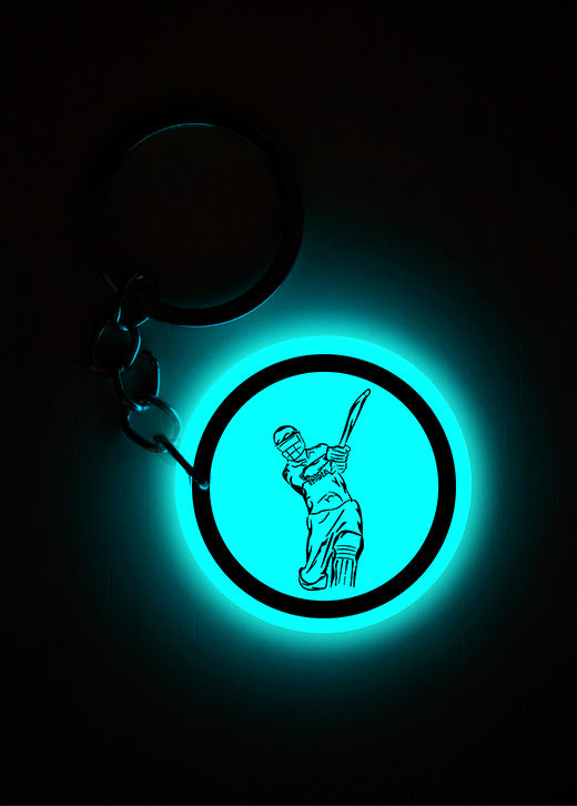 MSD | Mahendra Singh Dhoni | Keychain | Glow in Dark