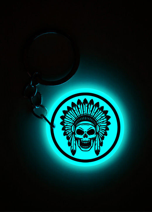 Native Indian | Keychain | Glow in Dark