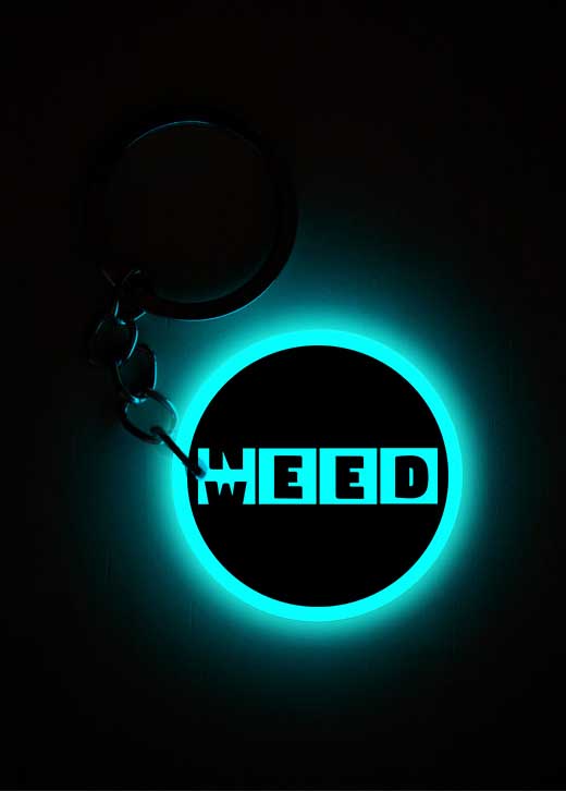 Need Weed | Keychain | Glow in Dark