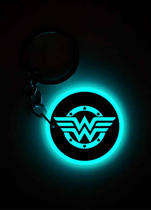 Wonder Woman | Keychain | Glow in Dark