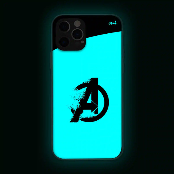 Avengers Dispersion | Marvel | Superhero | Glow in Dark | Phone Cover | Mobile Cover (Case) | Back Cover