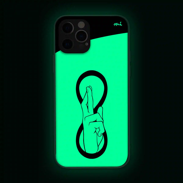 Fingers Crossed | Jujutsu Kaisen | Anime | Glow in Dark | Phone Cover | Mobile Cover (Case) | Back Cover