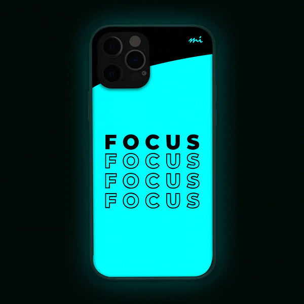 Focus| Quotes | Glow in Dark | Phone Cover | Mobile Cover (Case) | Back Cover