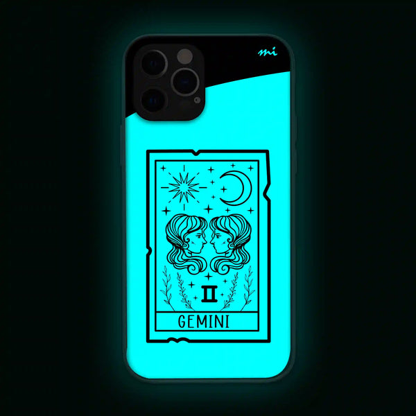 Gemini | Zodiac | Phone Cover | Mobile Cover (Case) | Back Cover | Glow in Dark