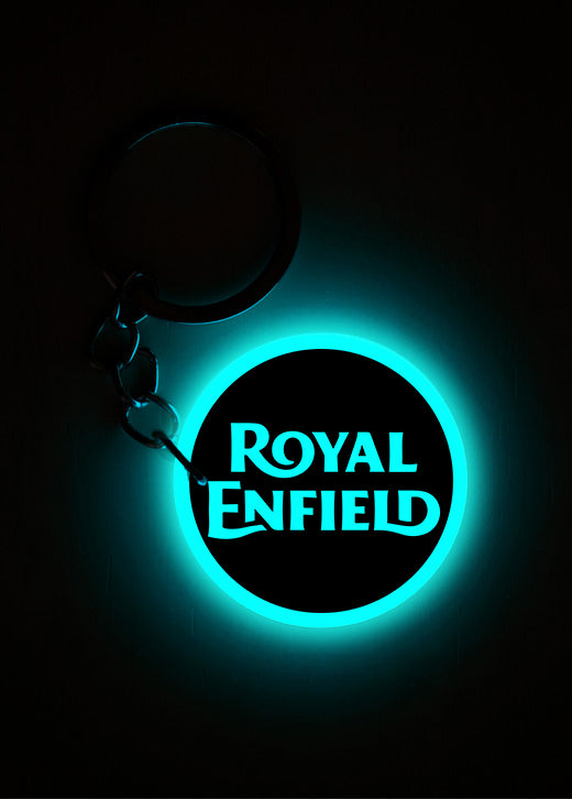 Royal Enfield | Keychain | Glow in dark
