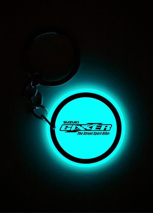 SUZUKI GIXXER | Keychain | Glow in dark