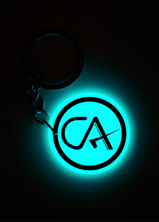 CA Logo | Keychain | Glow in Dark