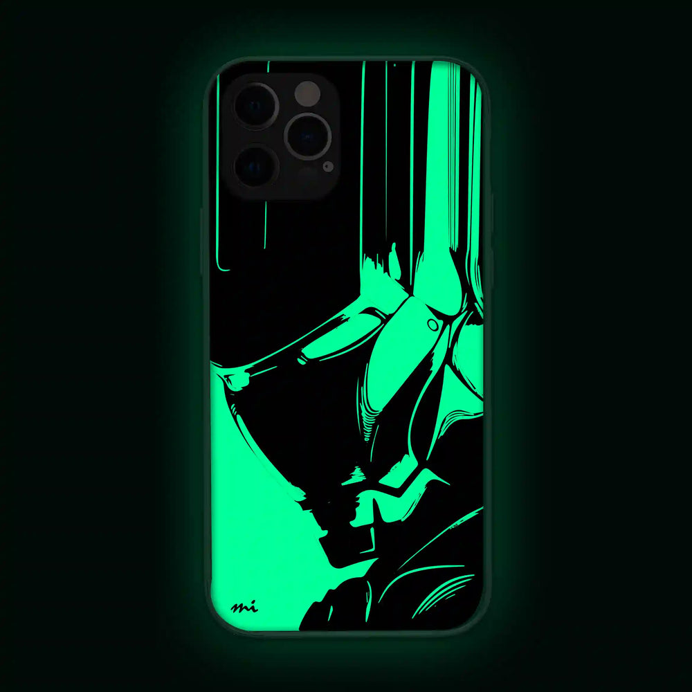 Iron Man Marvel Superhero Glow in Dark Phone Cover