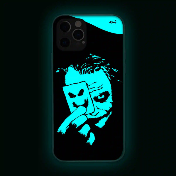 Joker Card | Heath Ledger | DC | Superhero | Glow in Dark | Phone Cover | Mobile Cover (Case) | Back Cover
