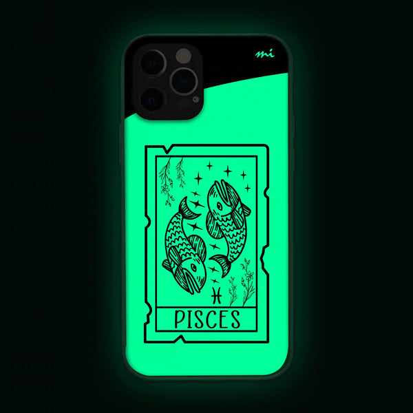 Pisces | Zodiac | Phone Cover | Mobile Cover (Case) | Back Cover | Glow in Dark