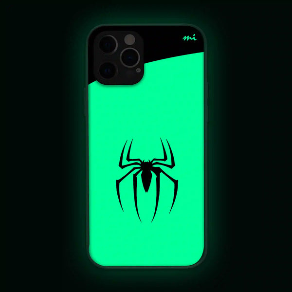Spiderman Logo | Marvel | Superhero | Glow in Dark | Phone Cover | Mobile Cover (Case) | Back Cover