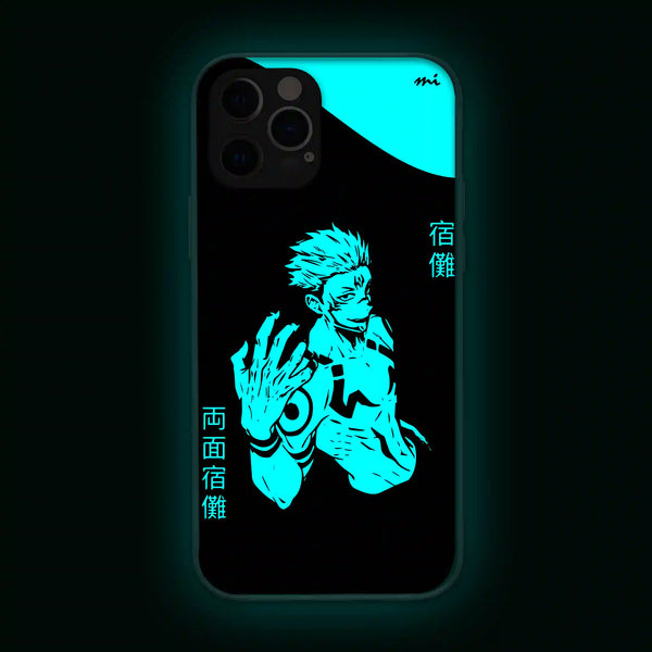 Sukuna | Jujutsu Kaisen| Anime | Glow in Dark | Phone Cover | Mobile Cover (Case) | Back Cover