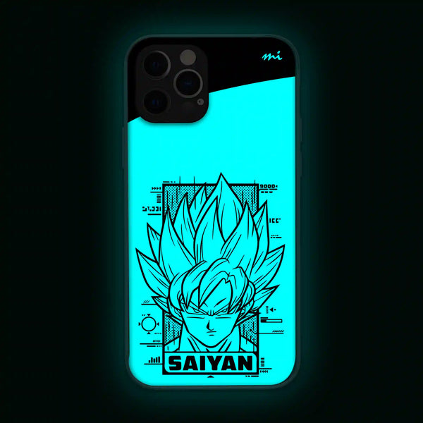 Super Saiyan | Dragon Ball | Anime | Glow in Dark | Phone Cover | Mobile Cover (Case) | Back Cover