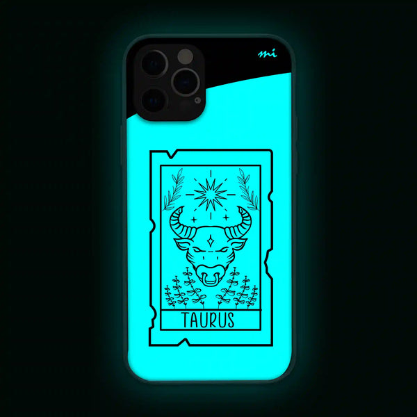 Taurus | Zodiac | Phone Cover | Mobile Cover (Case) | Back Cover | Glow in Dark